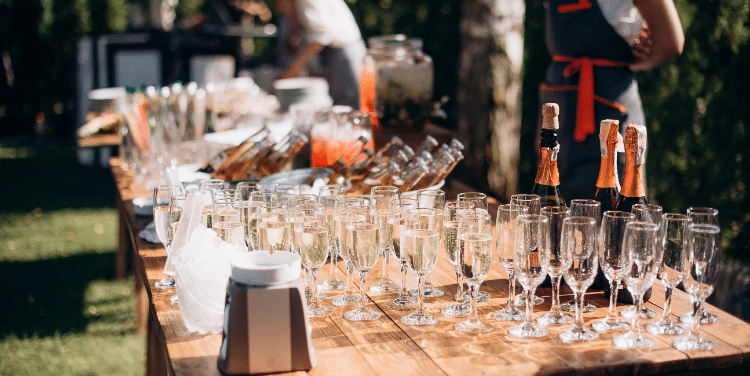 Social event setup